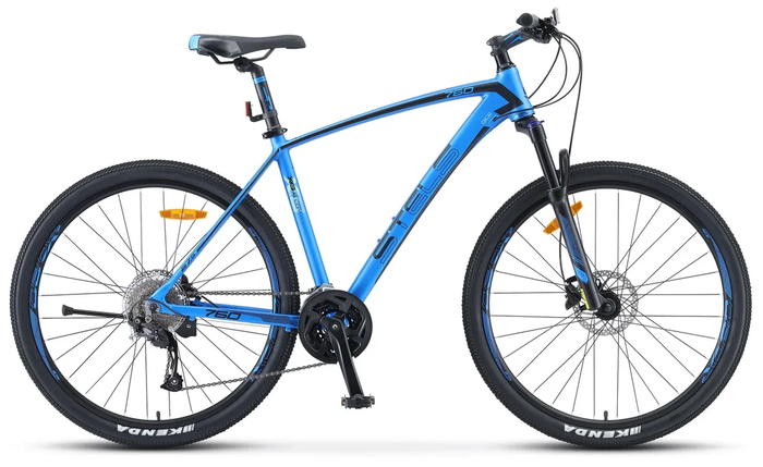 Велосипед 27.5" STELS Navigator-760 MD (21" Тёмно-синий), арт. V010