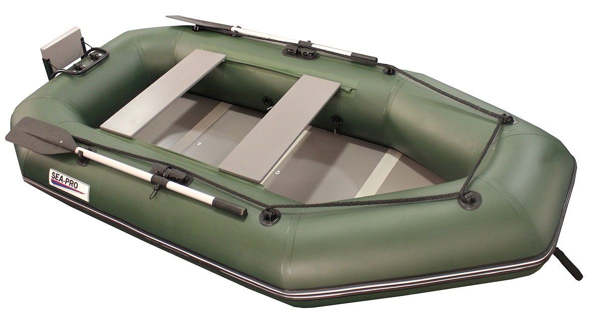 Лодка гребная Sea-Pro 300К зеленая