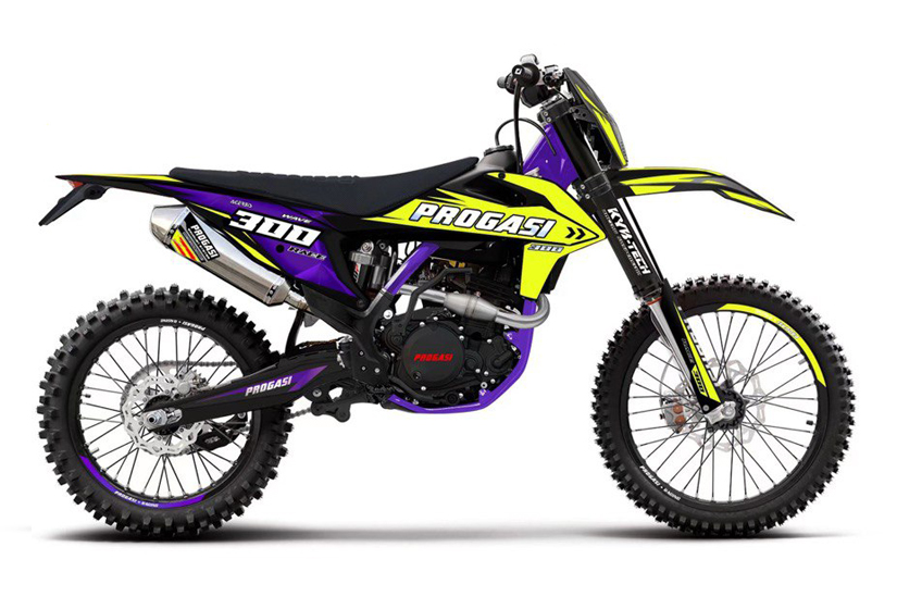 Мотоцикл Progasi RACE 300 WAWE Purple/Yellow
