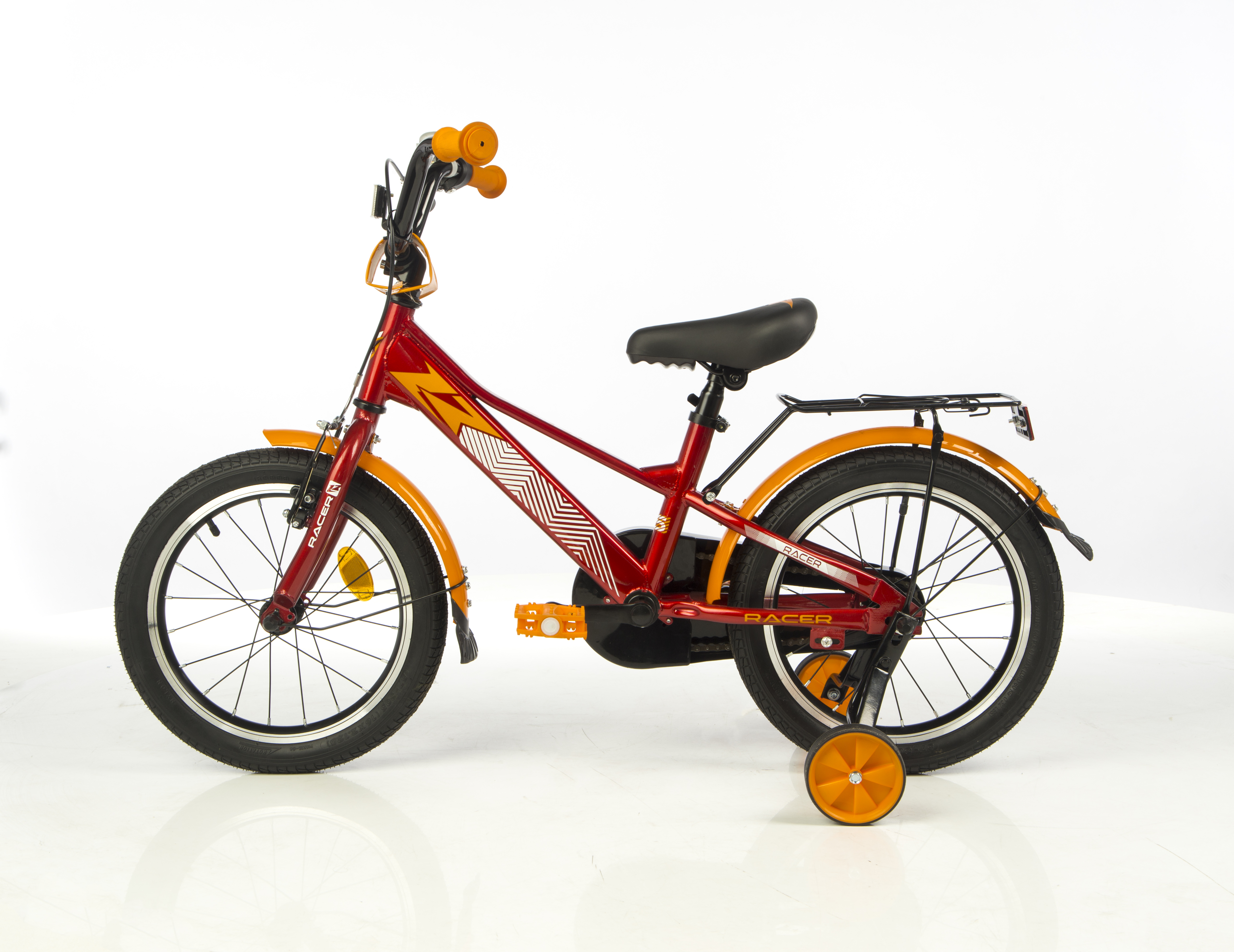 Велосипед детский RACER 16 JET (оранжевый)